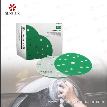 Hook and Loop Automotive Sanding Paper Film Sandpaper